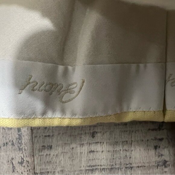 Brioni Cannes Yellow‎ Linen Pants | 100% Linen | Made in Italy | Size 36 - Picture 9 of 13